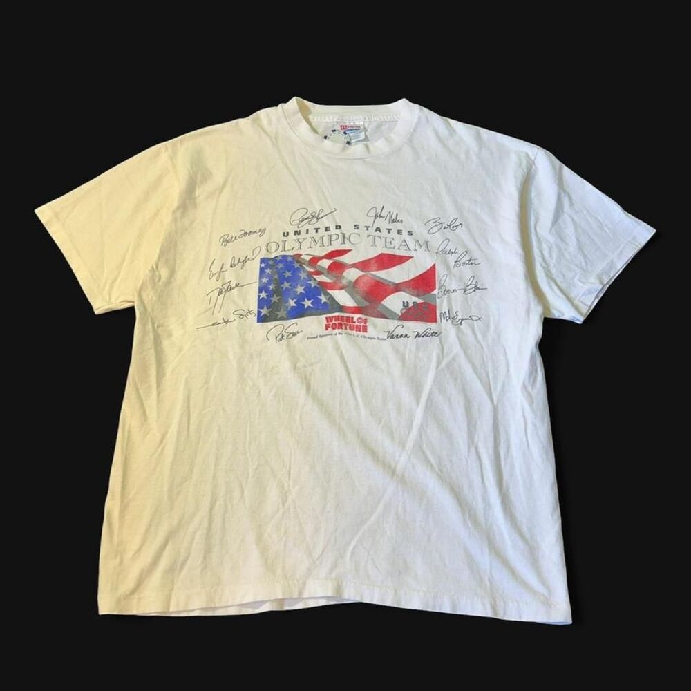 Vintage 90s US Olympic Team official merch single stitch t-shirt